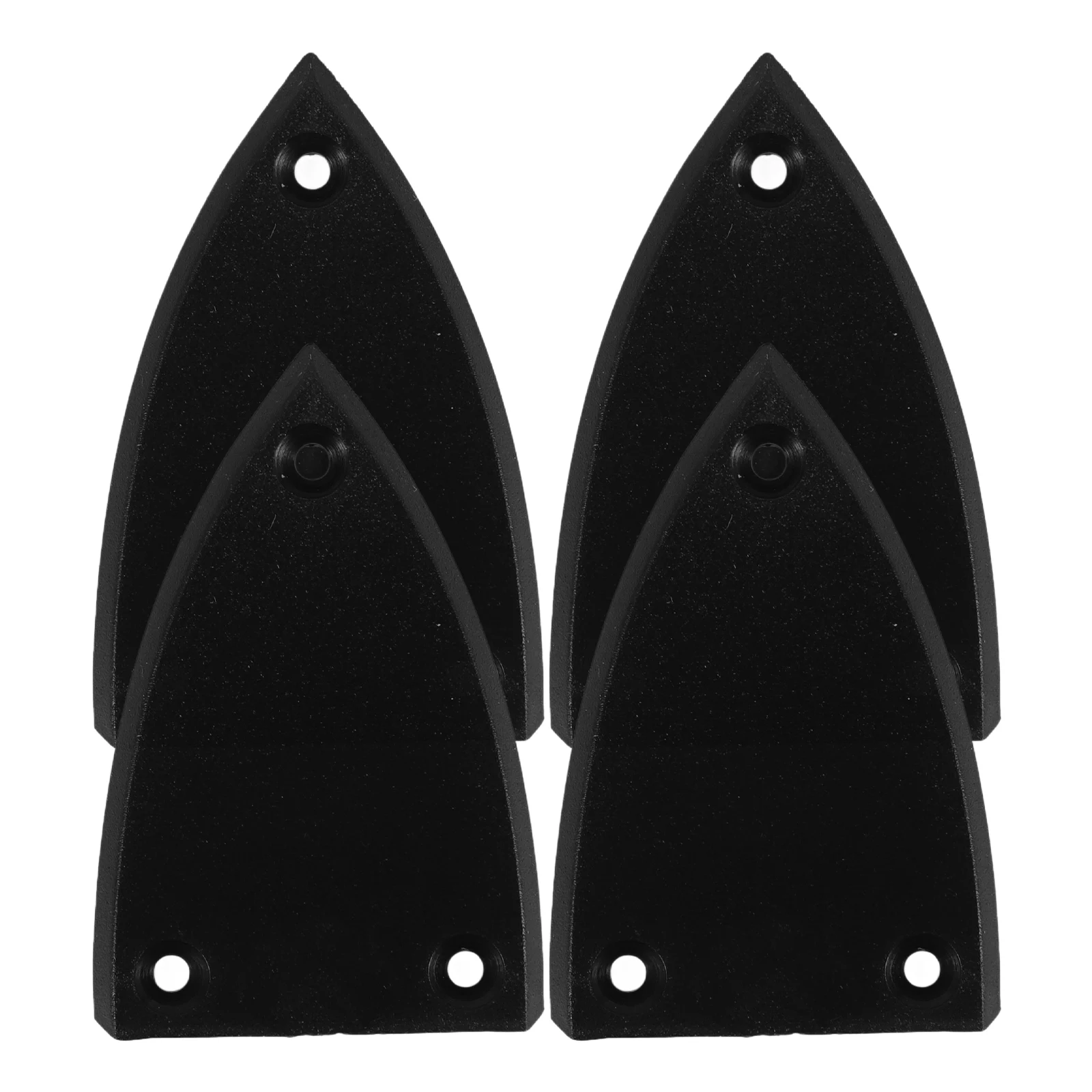

4Pcs Sleek Black Guitar Truss Rod Cover Durable Protection Electric Guitar Accessories Truss Rod Cover Bass Repairing Tools
