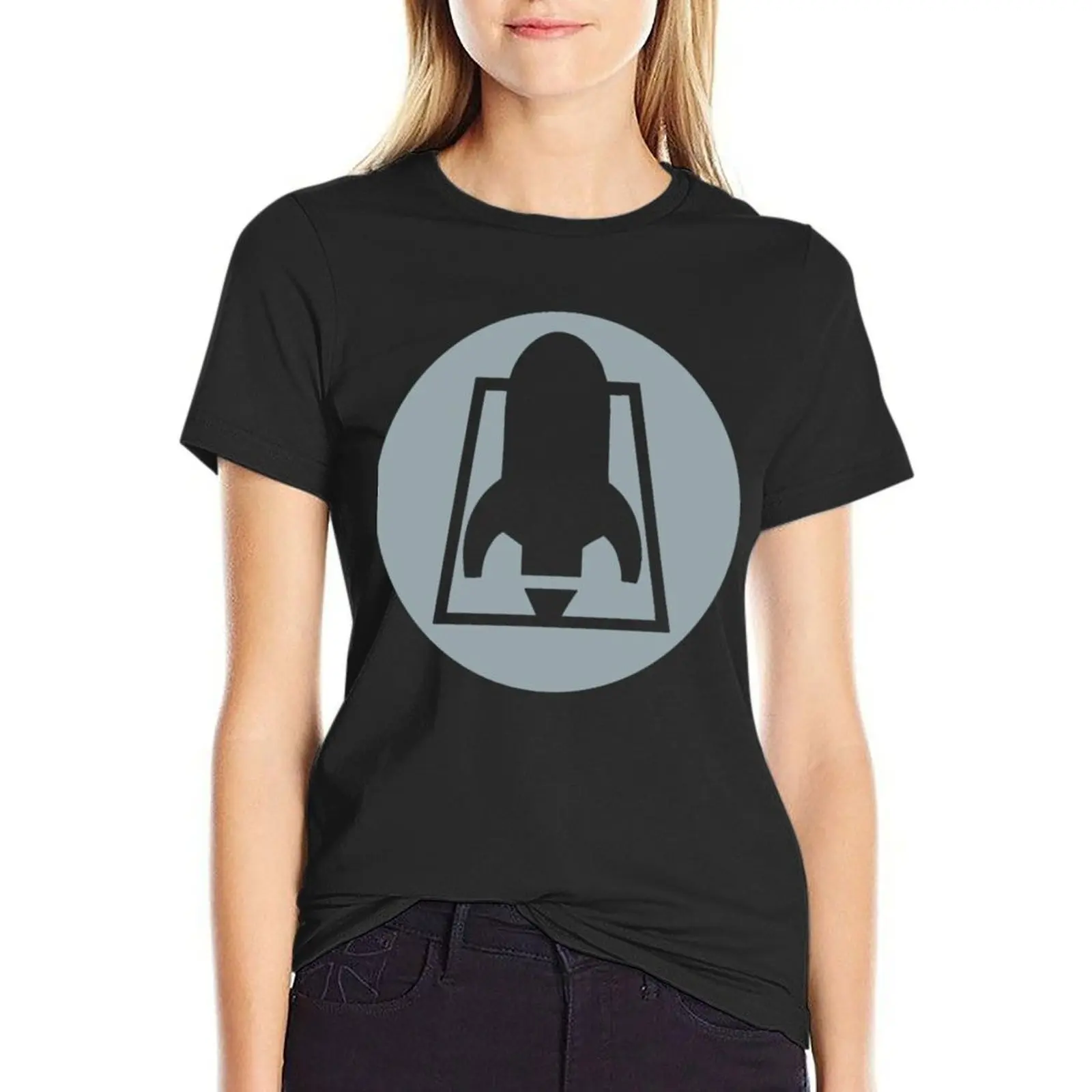 rocket from the crypt logo T-Shirt sublime Female clothing summer tops lady clothes clothes for woman