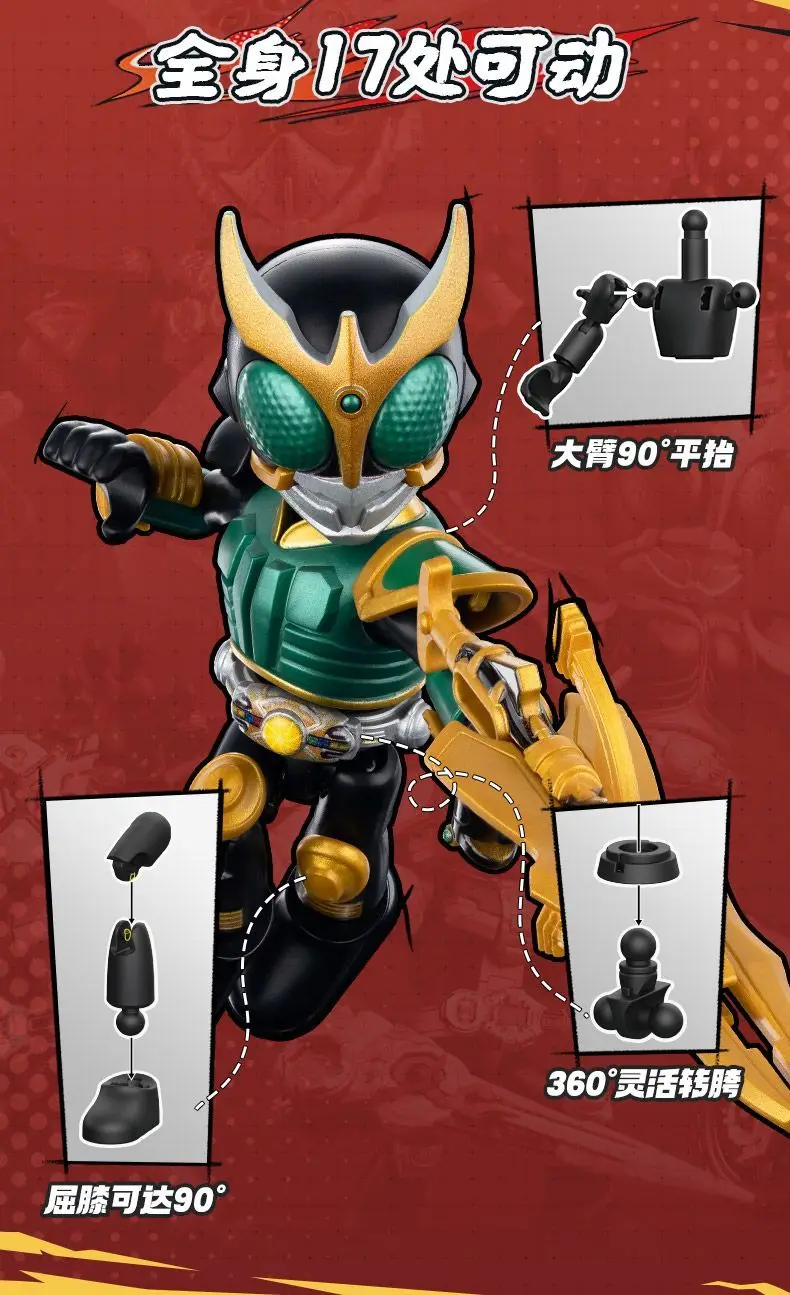 Auf Lager Blokees Kamen Rider Starlight Edition 5. Welle Legendärer Momento Zi-O Bausteinfigur Sammlerstück – Detail 6