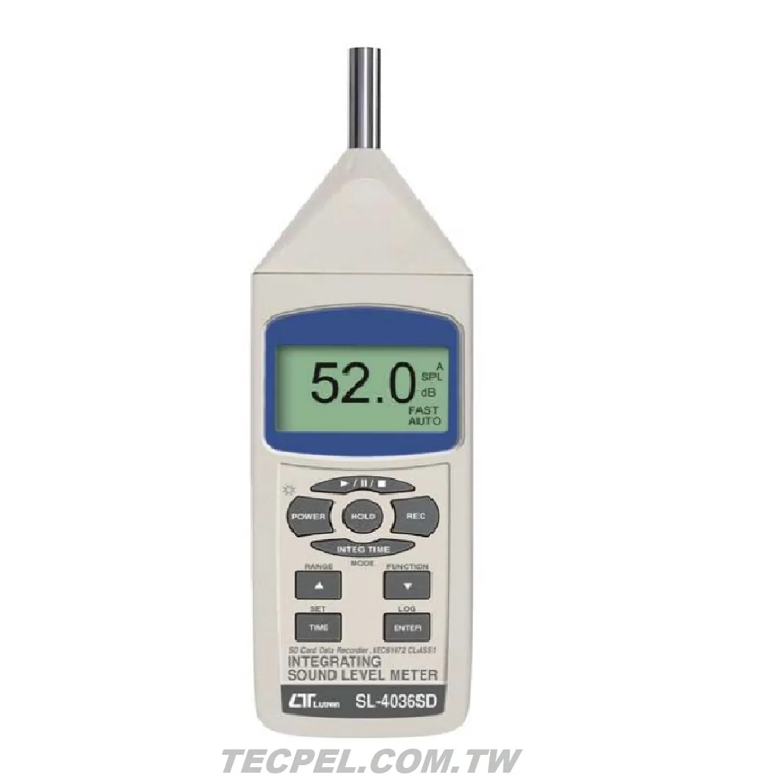 TECPEL Industrial Integrating Sound Level Meter Class 1 SL-4036SD Professional Noise Measurement LUTRON 4-Digit Display