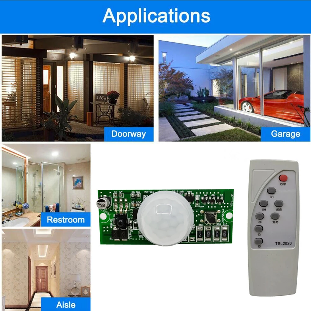 Solar Street Lamp Controller Circuit Board of PIR Human Body Induction Solar Lamp with Remote Control Function