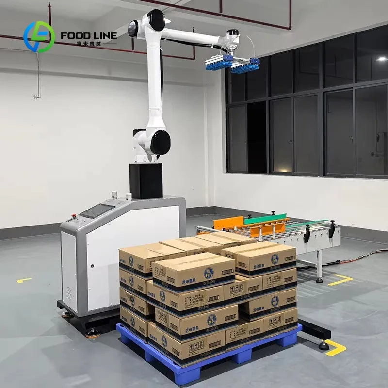 Customized Automatic 3D Stacking Without Programming Zero-gravity Dragging Cobot Palletizing Machine