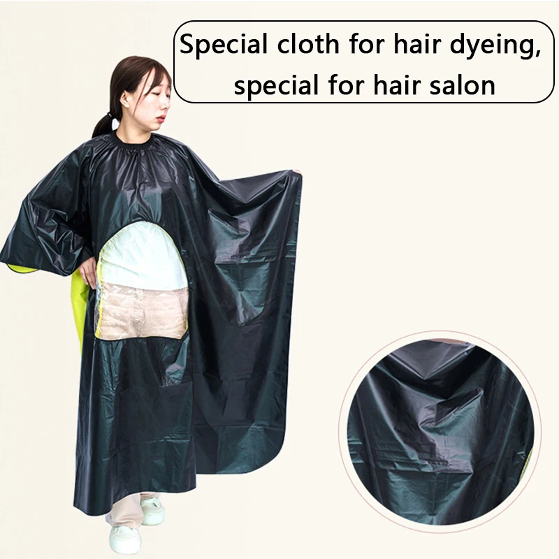 Transparent Hair Cutting Cape Waterproof Barber Capes Salon Apron Haircut Cloth Professional Hairdresser Barbershop Accessories