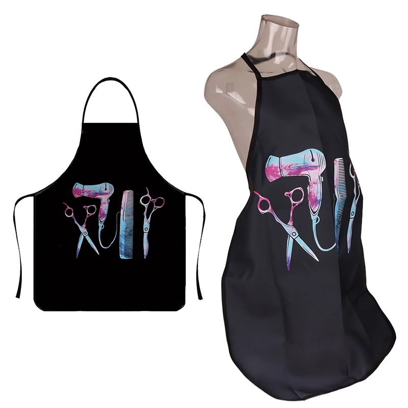 {CC44} 1 Pc Hairstylist Aprons For Women Hair Stylist Apron For Salon Home Hair Cutting Oxford Cloth Fabric