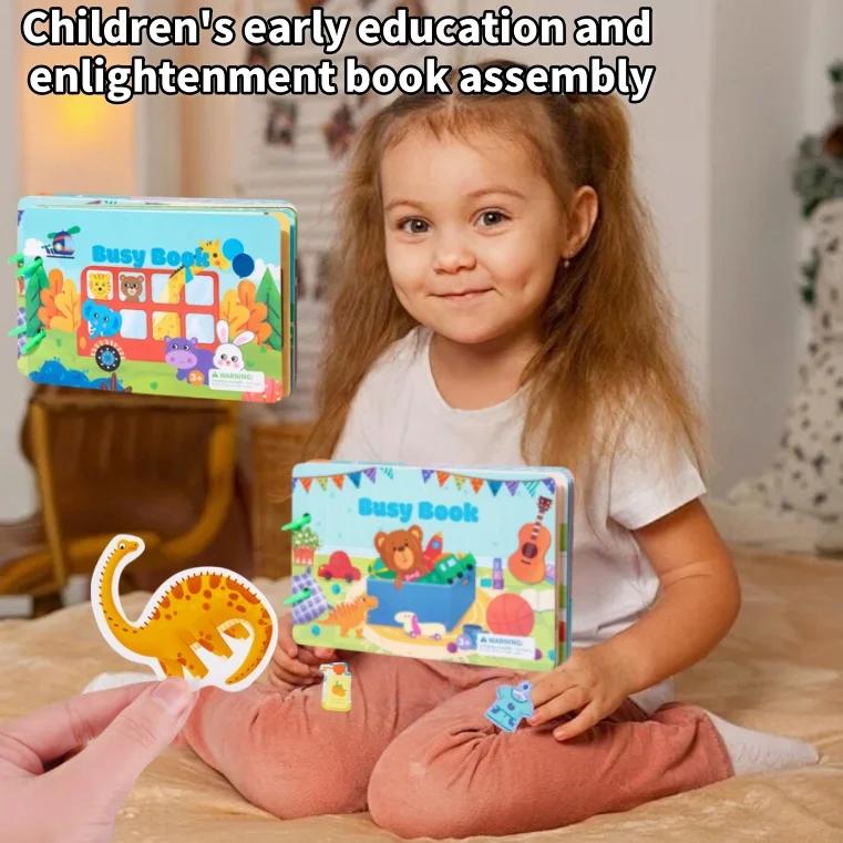 

Детские просветительские книги-головоломки, познание животных и динозавров, учебные пособия для раннего образования, включая материал ручной работы