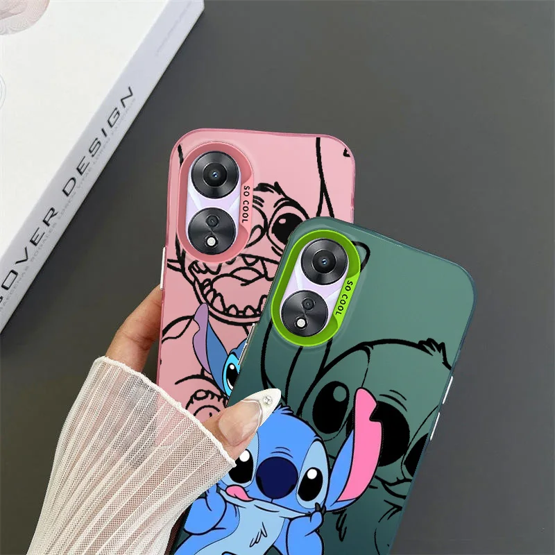 Cute and handsome Disney Stitch For OPPO Realme 5 8 10 11 i Pro C 2 15 20 21 31 33 35 53 55 9i Colorful Phone Case Soft Cover