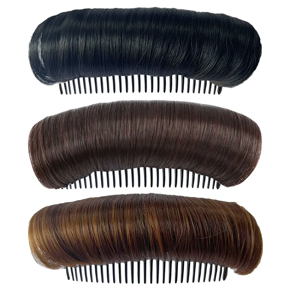 

3 шт., подушечки для объема волос, зажим для укладки волос, инструмент для укладки волос для женщин, утолщающая основа, подушка, увеличивающая рост, ежедневное использование