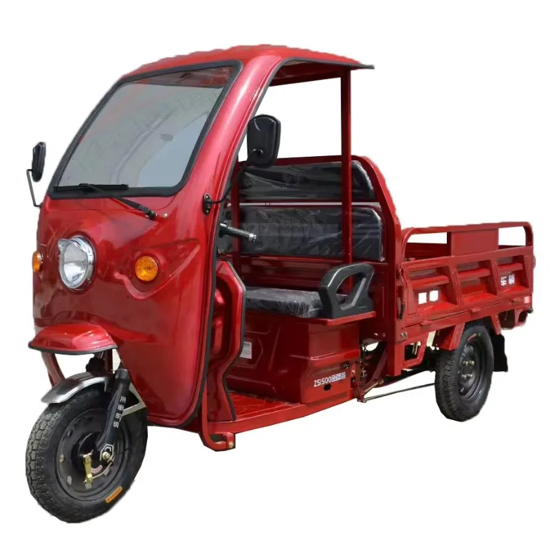 

Factory Manufacturer's New Energy Electric Cargo Car Trike Tricycle 1200W Motor 72V/60V Cheap Price Quality Passenger Vehicle