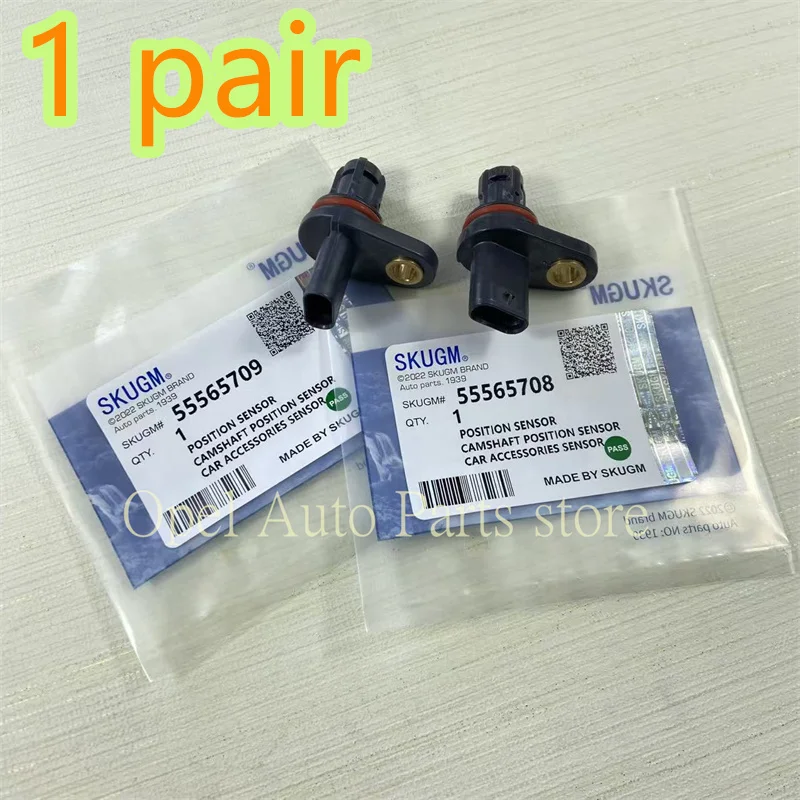 1 Pair Original Camshaft Position Sensor For Chevrolet Aveo Cruze Malibu Epica Sonic Pontiac Vauxhall 55565708 55565709