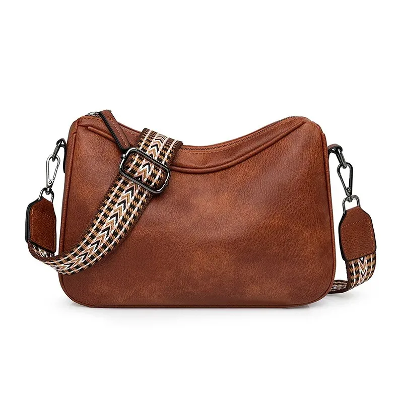 

Vintage PU Leather Crossbody Shoulder Bag for Women Luxury Pillow Fashion Style Messenger Handbag Tote