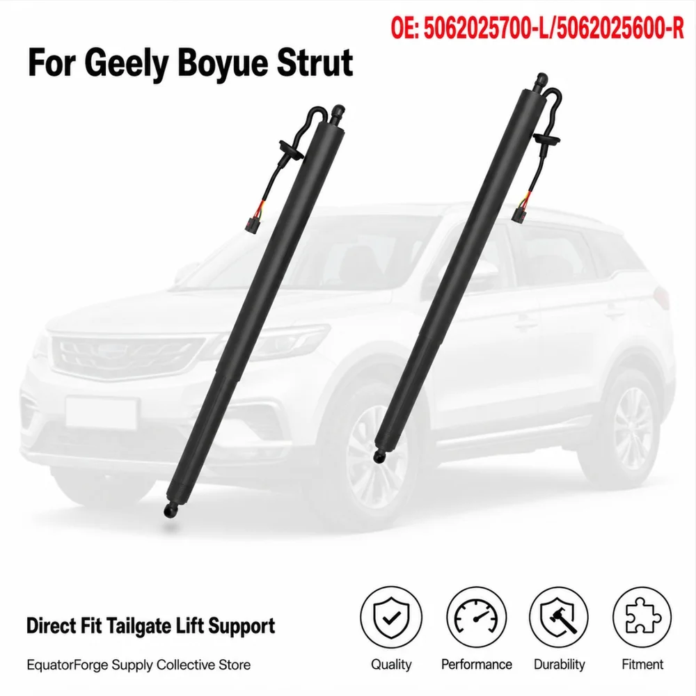 Lift Support Strut Compatible with Geely Boyue NL-3BA Electric Tailgate OE 5062025700-L 5062025600-R Durable Direct Fit