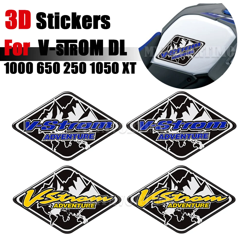 

For Suzuki V-STROM DL 1000 650 250 1050 XT Adventure 2018 -2020 Motorcycle Trunk Luggage Cases Tank Pad Protector Decals Sticker