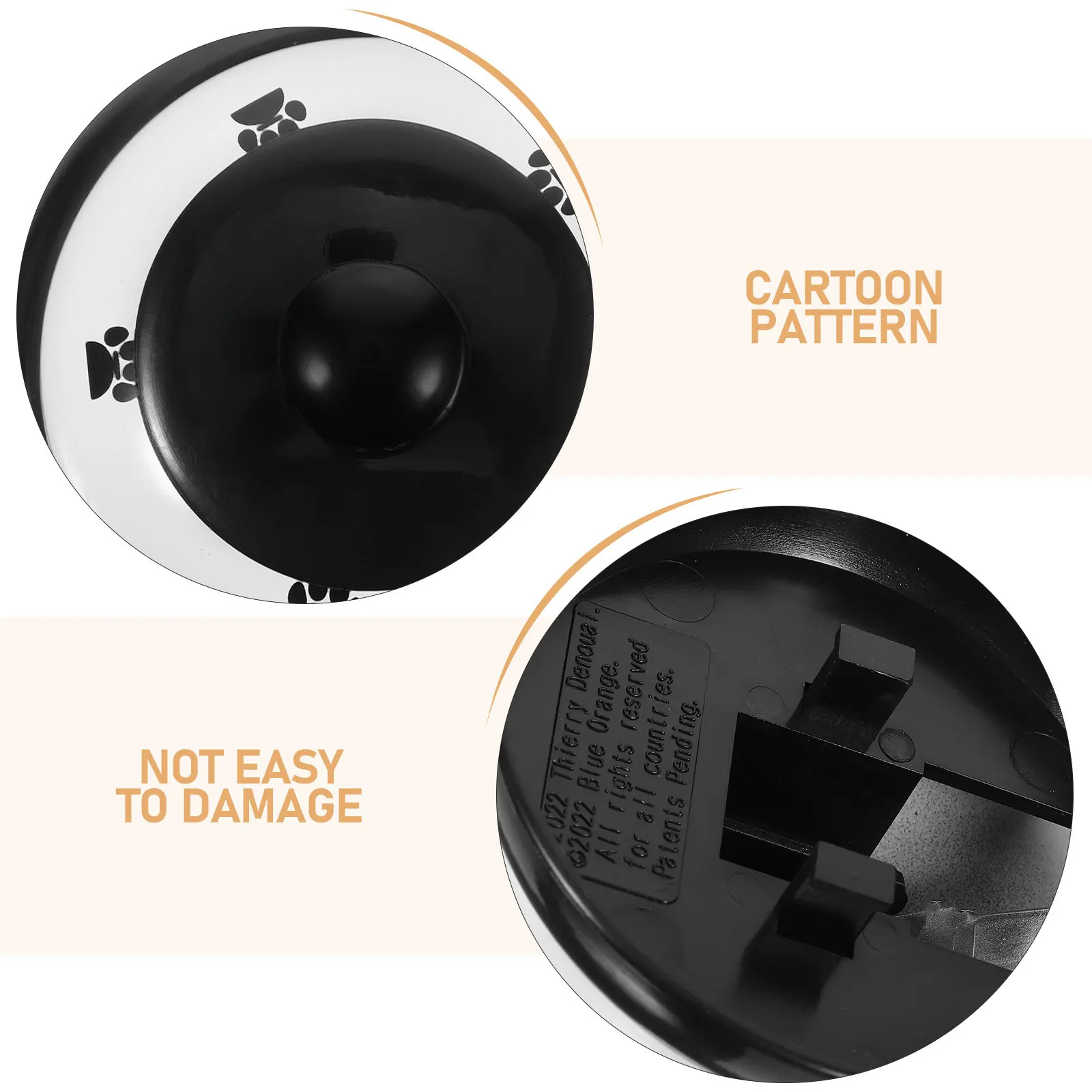 Dog Cat Potty Training Bell Paw Press Button Loud Sound Interactive Doorbell Communication Training Dog Doorbells view 2