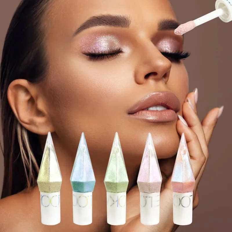 Chameleon Liquid Eyeshadow Highly Pigmented Metallic Gradient Glitter Eyeshadow Waterproof Optical Chameleon Eye Shadow Makeup