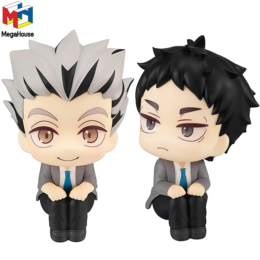 

Megahouse Look Up HaiKyu!! Bokuto Koutarou Akaashi Keiji 11cm Kawaii Doll Collectible Anime Figure Model Toy Gift