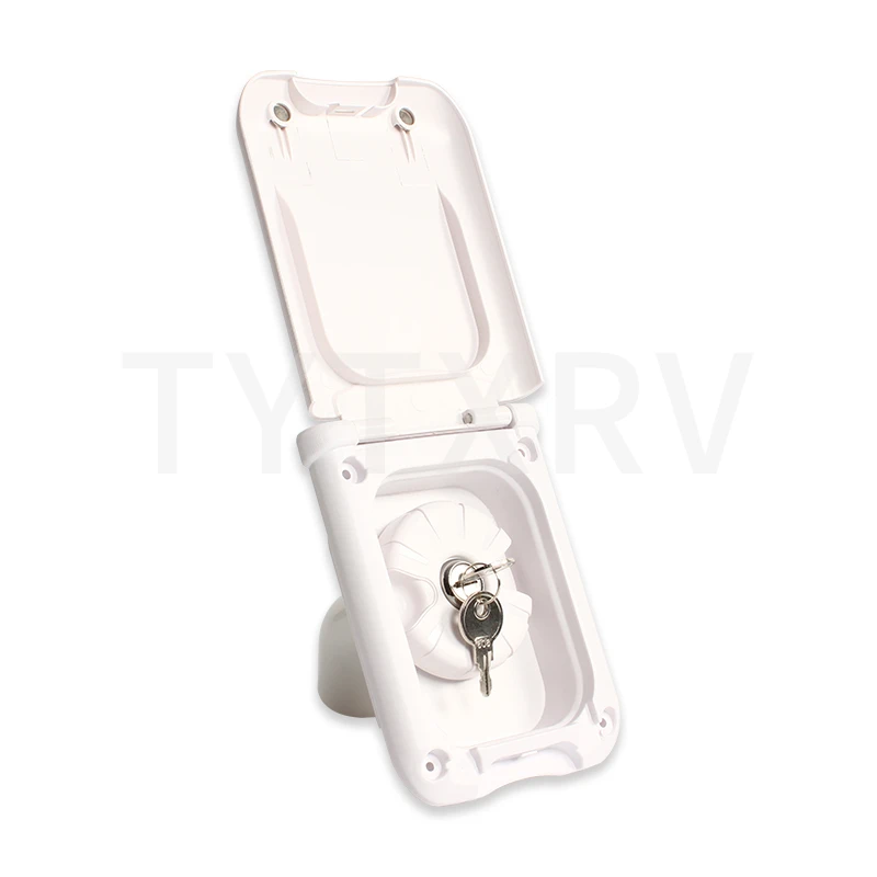 OEM ملحقات التخييم الجاذبية مربع الأبيض يفقس وعرة مانعة للتسرب الجاذبية مدخل المياه #1