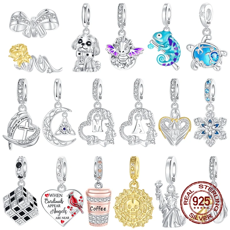 

925 Sterling Silver Celtic Trinity Knot Sea Turtle Good Luck Pendant Charm Fit Original Charm Bracelets Women DIY Jewelry Gift