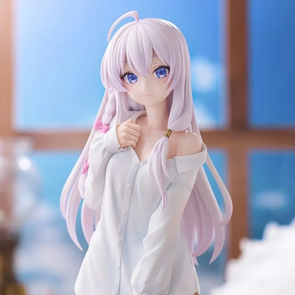 Wandering Witch The Journey of Elaina Sitting Pajamas Figure Collectible Model Desktop Display Ornament Present For Anime Fans
