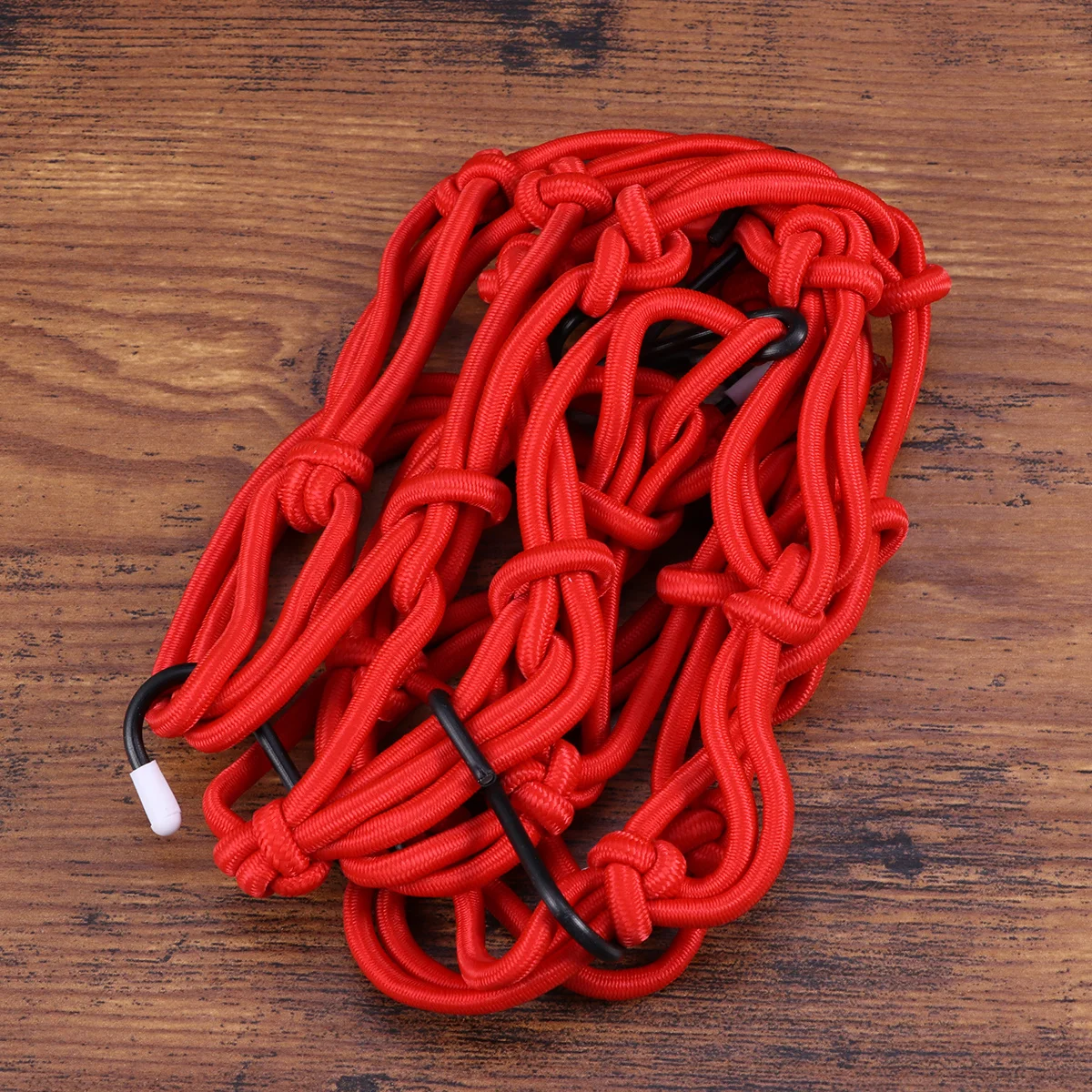 

Rear Frame Net Red Heavy Duty Elastic Luggage Net For Motorcycle Truck Bed Roof Rack Cargo Carrier Storage Box