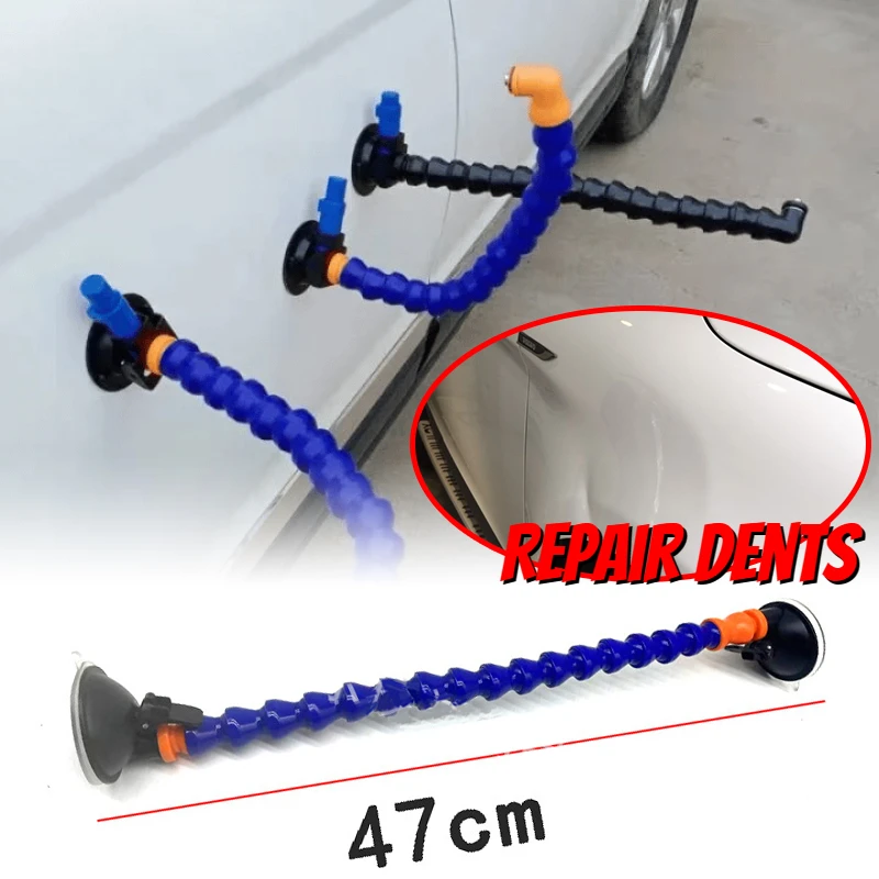 Car Dent Repair Tools Dual Head Light Load Joint Elbow Holder Rubber Suction Cup Dent Puller Double Socket Elbow Flexible Stand