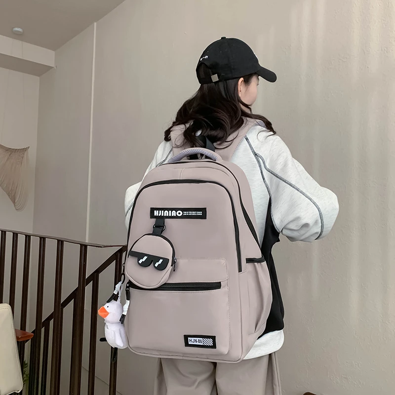 Studenten rucksack im koreanischen Stil 2024 neuer hochwertiger Freizeit rucksack modischer und vielseitiger College-Pendel rucksack