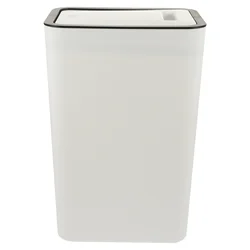 Slim Kitchen Bin: Practical and Convenient Press Type Trash Can with Lid for Kitchen Bathroom and More