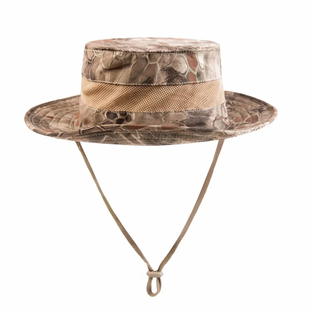 

Tactical Round Edge Cap Outdoor Men Women Summer Breathable Quick-dry Camouflage Camping Climbing Fishing Trekking Combat Hat