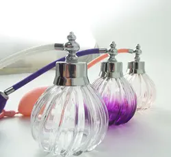 100ml Vintage Stylish Refillable  Empty Glass Perfume Pump Sprayer Bottle Scent with Atomizer Tassels For Elegance Collectible