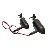2PCS RC Fishing Bait Boat 8.4V  Underwater Underwater Thruster Motor Waterproof Propulsor Engine Parts with 3-Blades Propeller