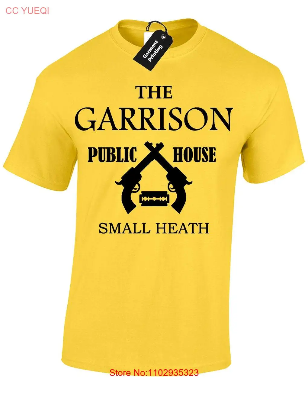 Мужская футболка «Горрисон», рекламный дом, дизайн братьев Шелби, забавный детский подарок, идея, шутка, топ для папы, мужа, парня