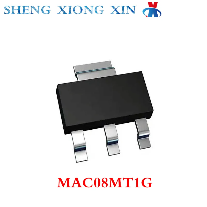 10pcs/Lot 100% New MAC08MT1G SOT-223 Bidirectional Silicon Controllers AC08M Integrated Circuit