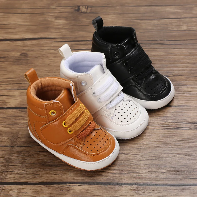 

zapatillas Autumn 0-1 Year Old Sneakers Casual Shoes Soft Sole baby items Anti Slip Baby Walking Shoes High Top Kid Shoes tenis