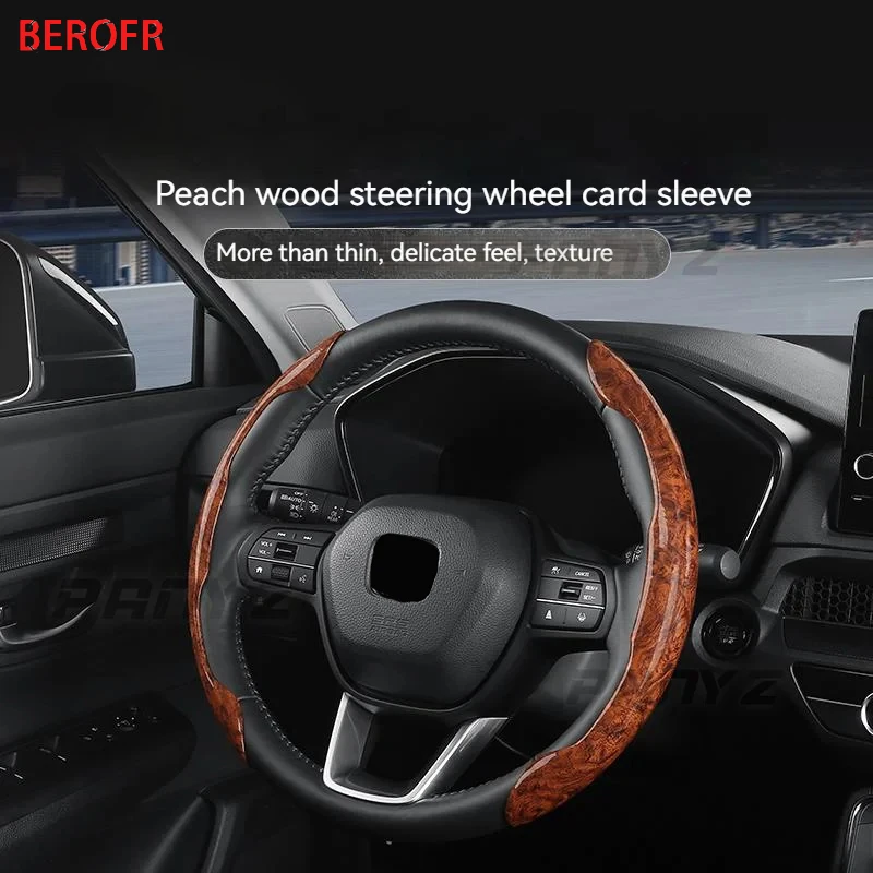 peach wood color Steering Wheel Cover For Mercedes Benz Viano W639 Vito 2003-2014 Sprinter 2006-2013