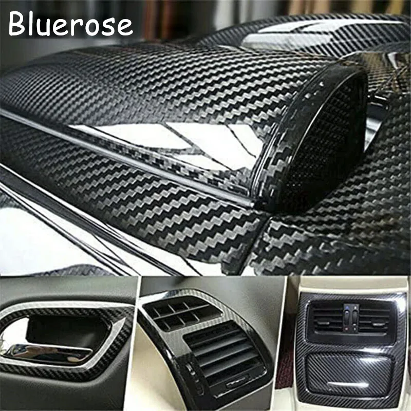 2D 3D 4D 5D 6D Anti Scratch Car Door Sill Sticker Carbon Fiber DIY Paste Protector Strip Auto Side Mirror Protection Tape Film