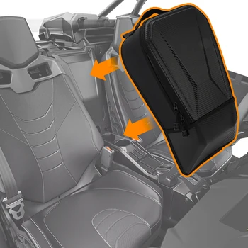 مقاعد مركز الكتف وحدة التحكم حقيبة تخزين البضائع ل Can Am Maverick X3 Turbo R MAX XRS XDS 2017 - 2021 2022 2023 ATV UTV
