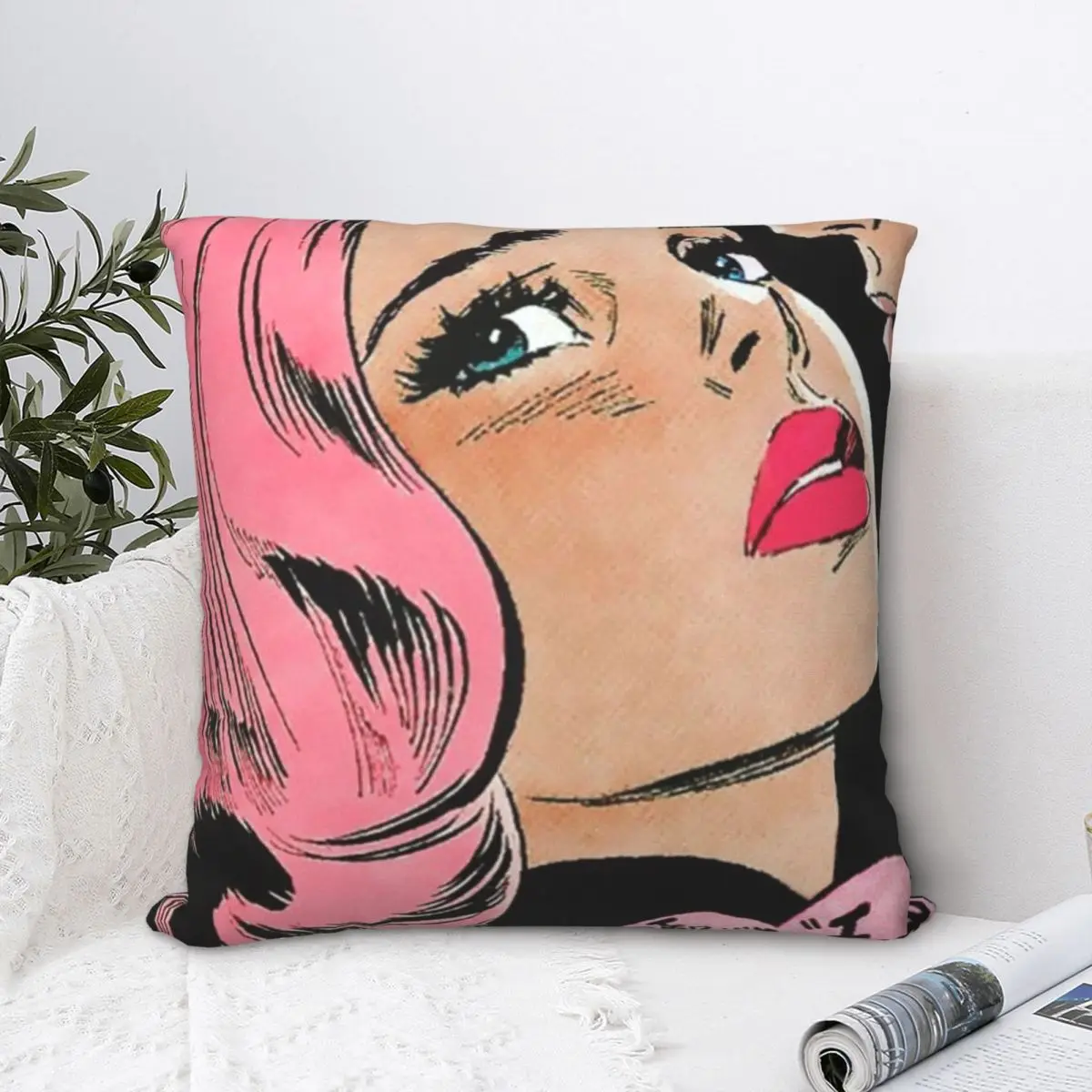 

I Loved Him But... I Wanted Too Much! Square Pillowcase Polyester Pillow Cover Velvet Cushion Decorative Comfort Throw Pillow