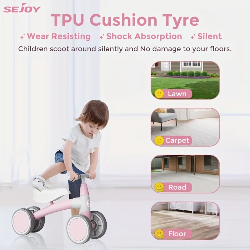 Sejoy Baby Balance Bike Toy Gift for Boys and Girls 1-5 years Old Toddler Toy Best Birthday Gift Toddlers Christmas Gift