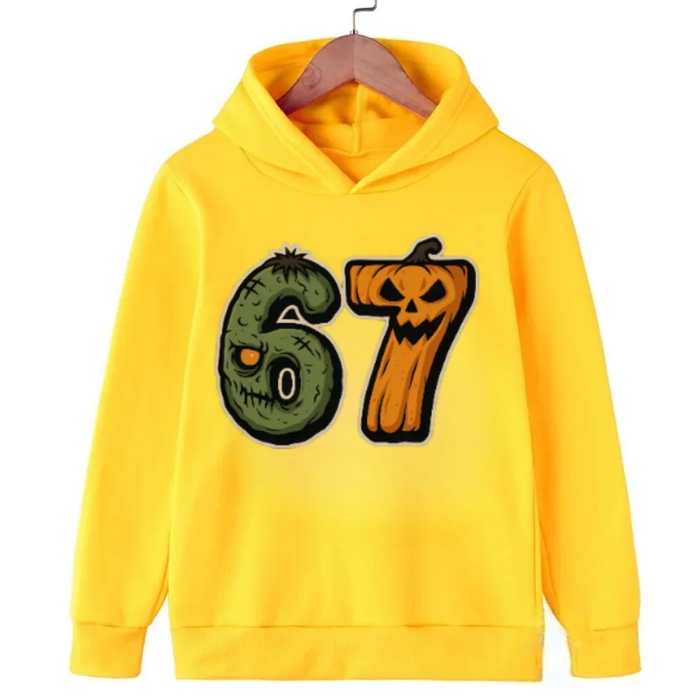 العصرية 67 ميمي الاطفال هوديي مضحك العبارة الفيروسية طفل البلوز المألوف وممتع الأطفال مريحة البلوز هوديي