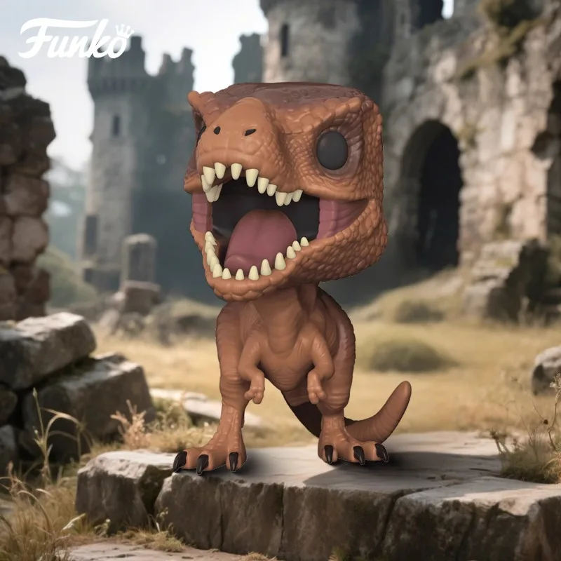 

Genuine Edition FUNKO POP《Jurassic Park Tyrannosaurus Rex》Anime Action Desktop Decoration Ornament Model Toys Collectible Model