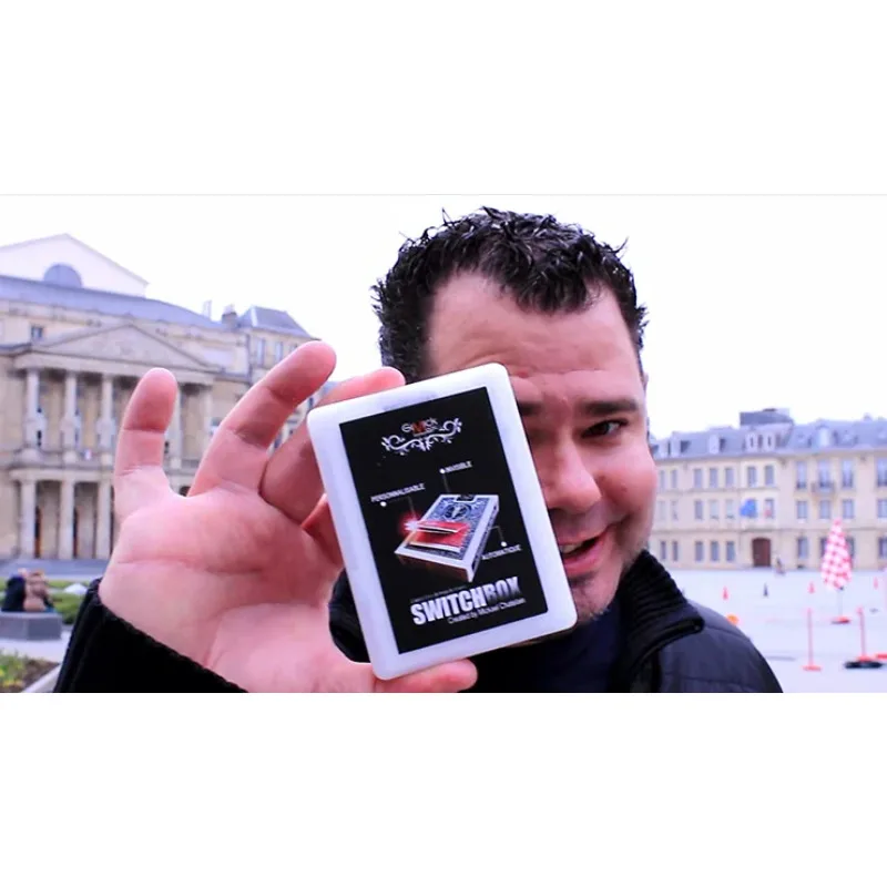 SWITCHBOX (Gimmick+online instruct) by Mickael Chatelain Illusions Close up Magic Card Magic Tricks Magia Toys Classic