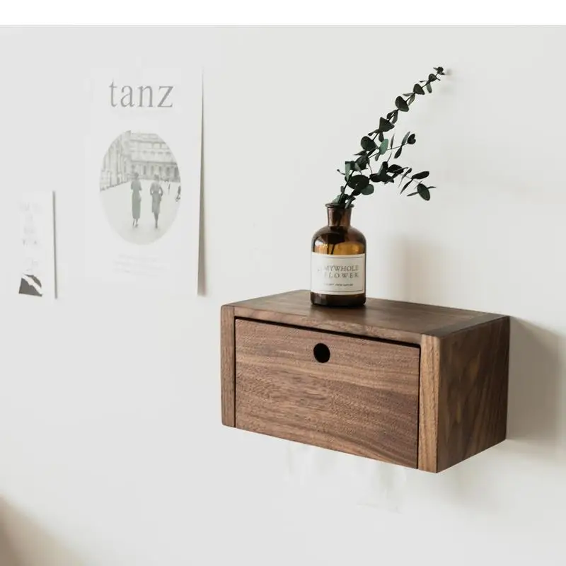 

Wall-mounted Tissue Box Solid Wood Tissue Holder Napkin Box Tissue Storage Boxes Napkin Holders Paper Towel Holder Napkin Case