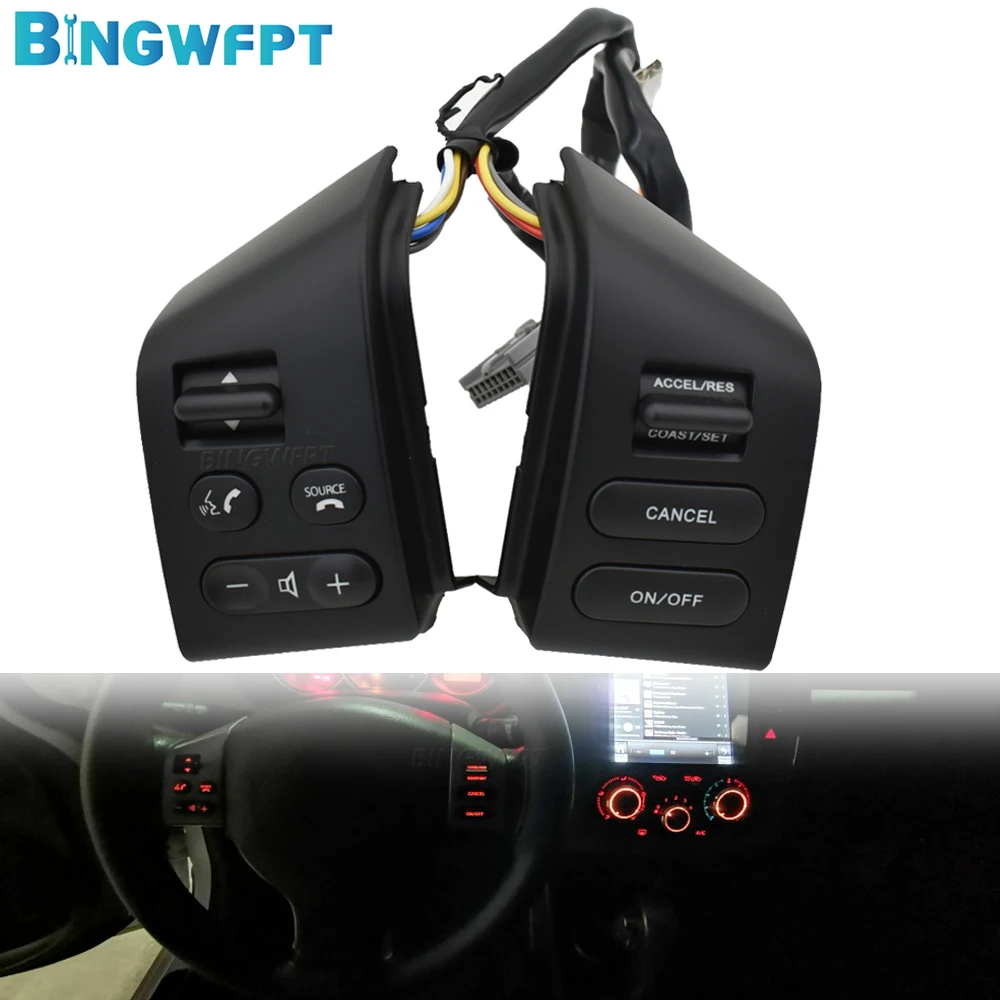 High Quality Left+Right Volume Phone Button Switch Steering Wheel Control Button For Nissan Tiida LIVINA Old Sylphy