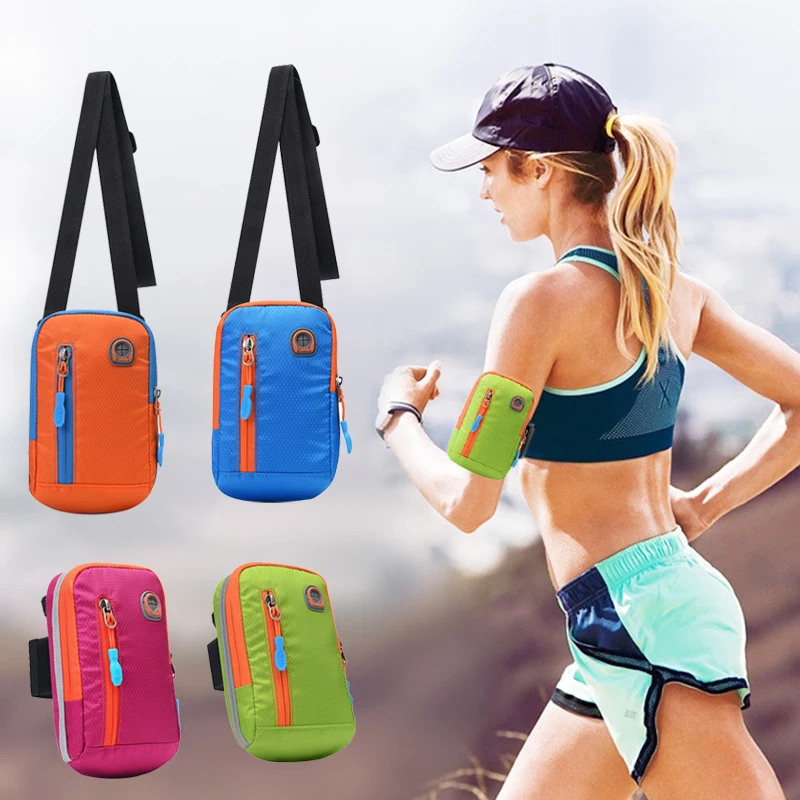 Running Bags For Women Punching Sports Gym Fanny Pack Sports Man Pouch Waterproof Armband Holder Bicycle Wrist Arm Bag For Phone