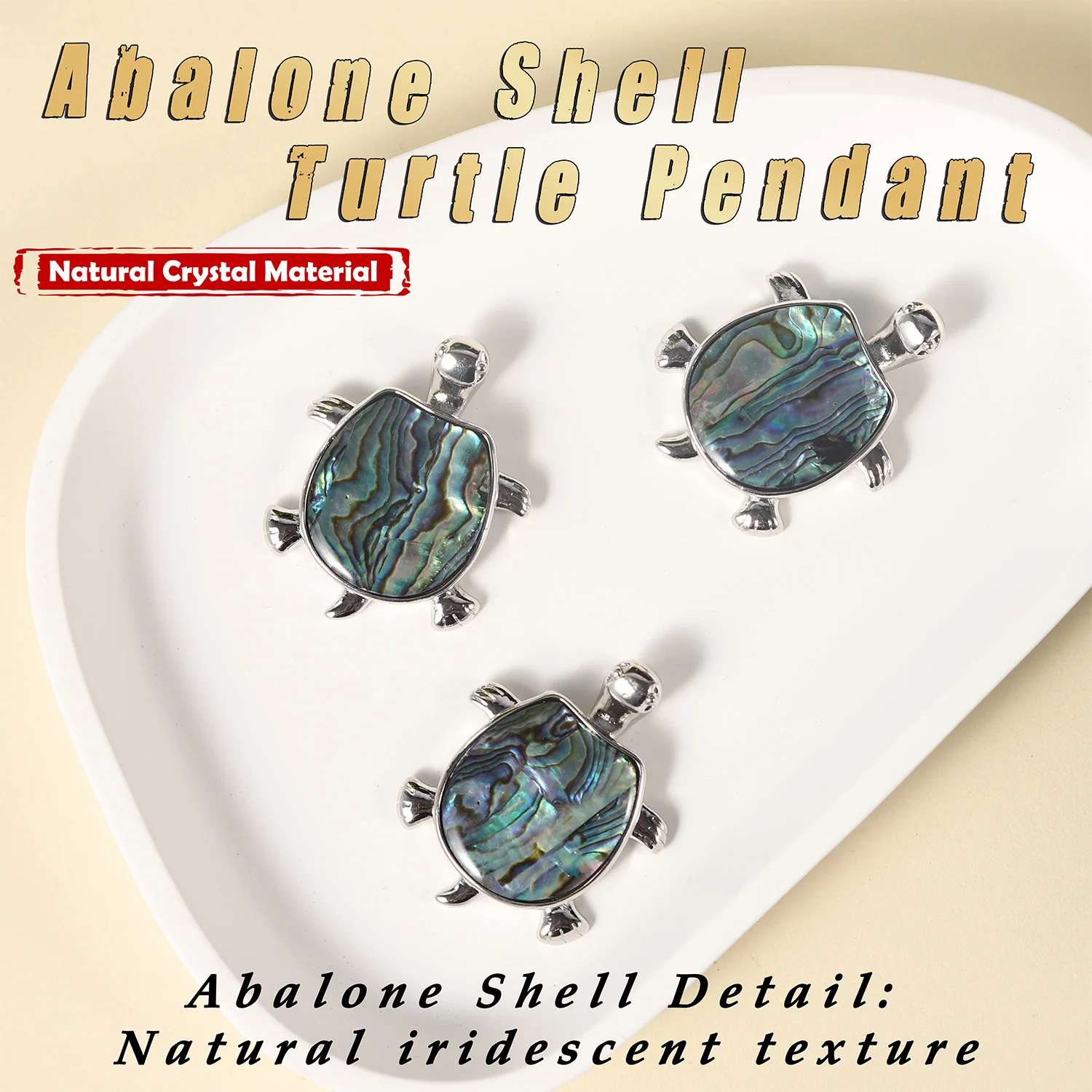 

2025 New Natural Abalone Shell Turtle Pendant Necklace Dainty Minimalist Animal Charm Collarbone Chain Jewelry Gift for Women