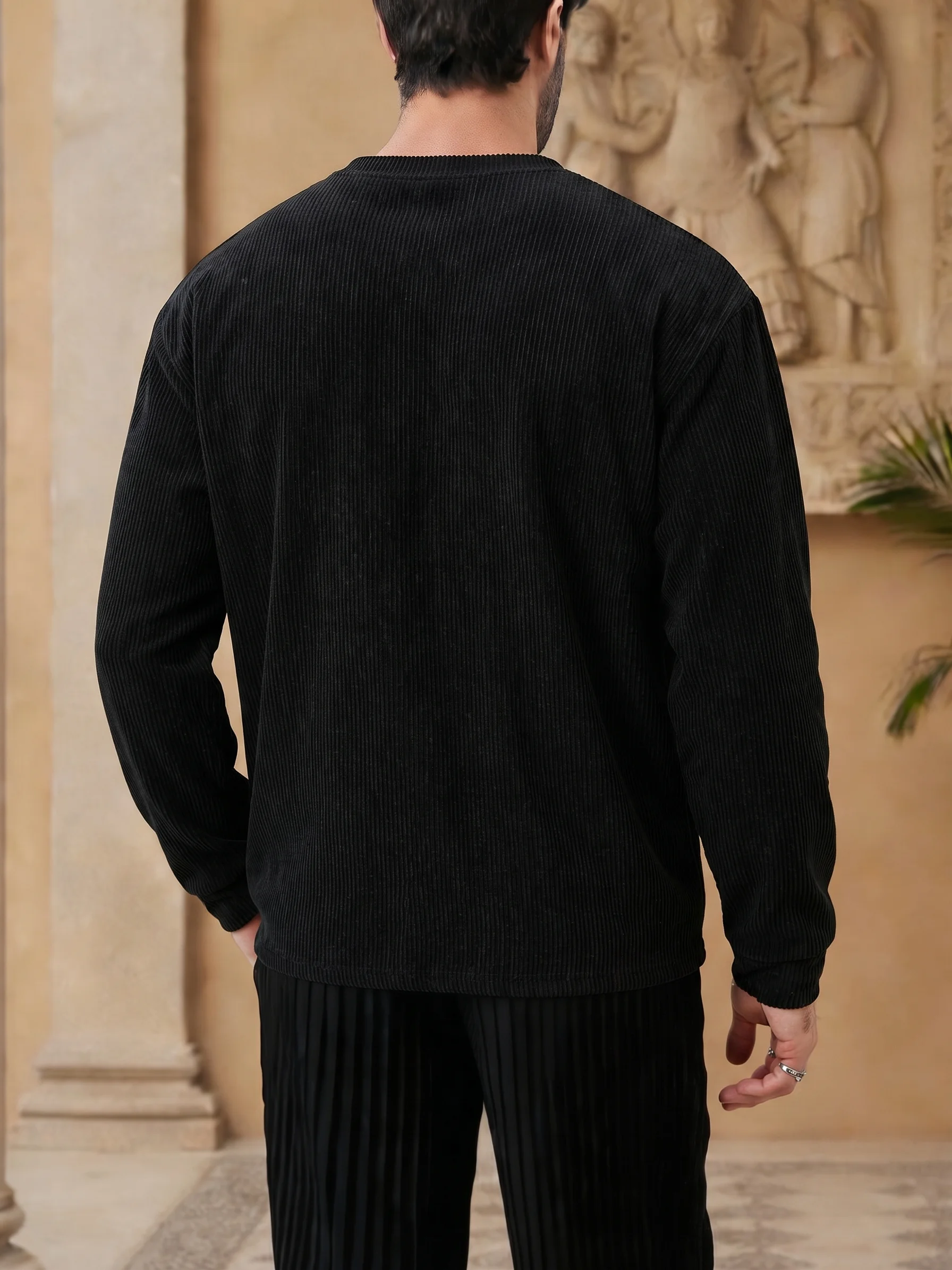 Maglietta a maniche lunghe da - Corduroy Button Up Shirt Men recensione e prezzo