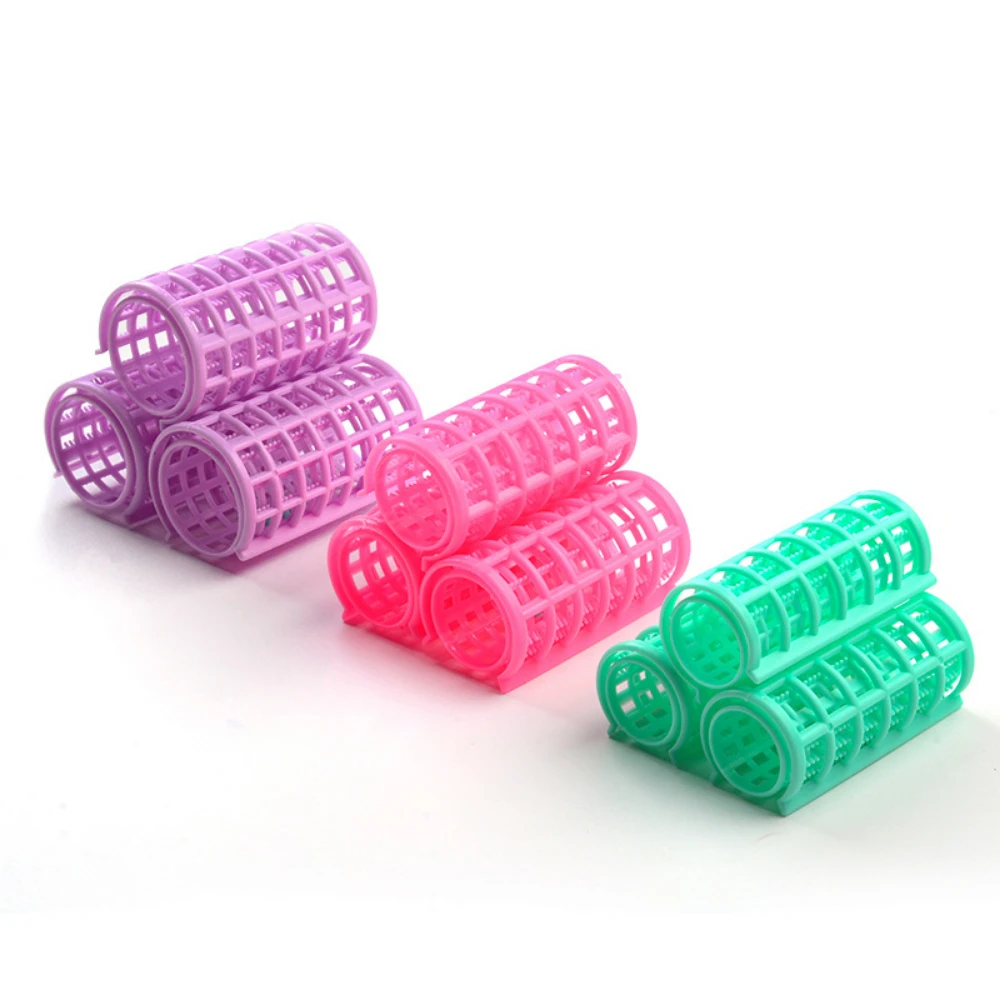 6-14pcs 5 Sizes Hairdressing Hair Curler Rollers Home Use DIY Magic Double Layer Styling Roller Roll Curler Hair Styling Tools view 4