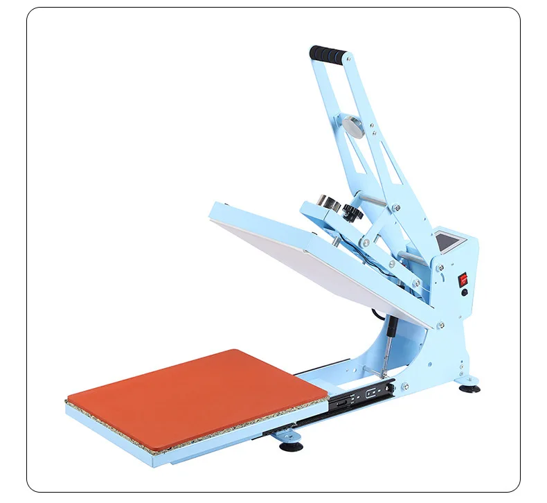 Auto-Open 33*45cm Heat Press Machine New High-Pressure Sublimation T Shirt Press with Slide Rail Automatic Grade