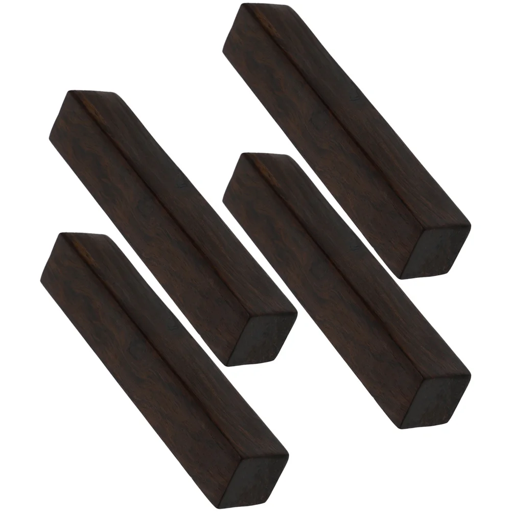 

4Pcs Rectangular Wood Paperweight Chinese Calligraphy Paper Weight for Practice Writing Smooth Edges Safe Touch Office Decor