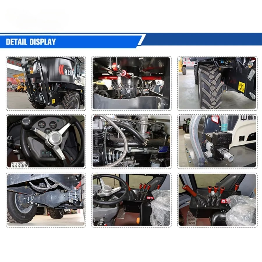 New Mini Self-Loading Concrete Mixer Truck 2-5 Cubic Meters Capacity Featuring Pump Engine Gearbox From Manufacturing Plant