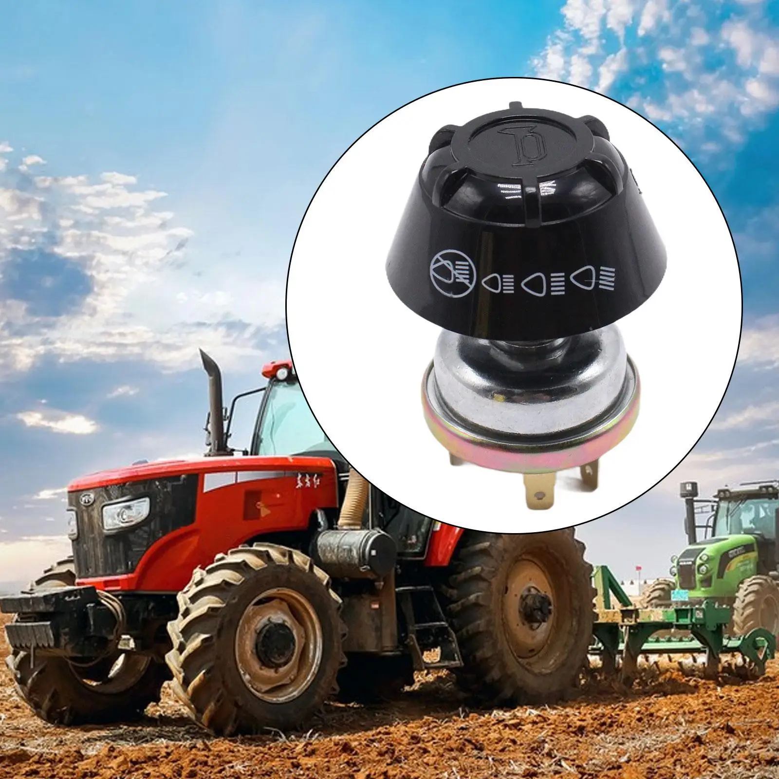 

Tractor Rotary Headlight Switch Head Lamp Accessories Multifunction Repair Headlight Light Switch Directly Replace